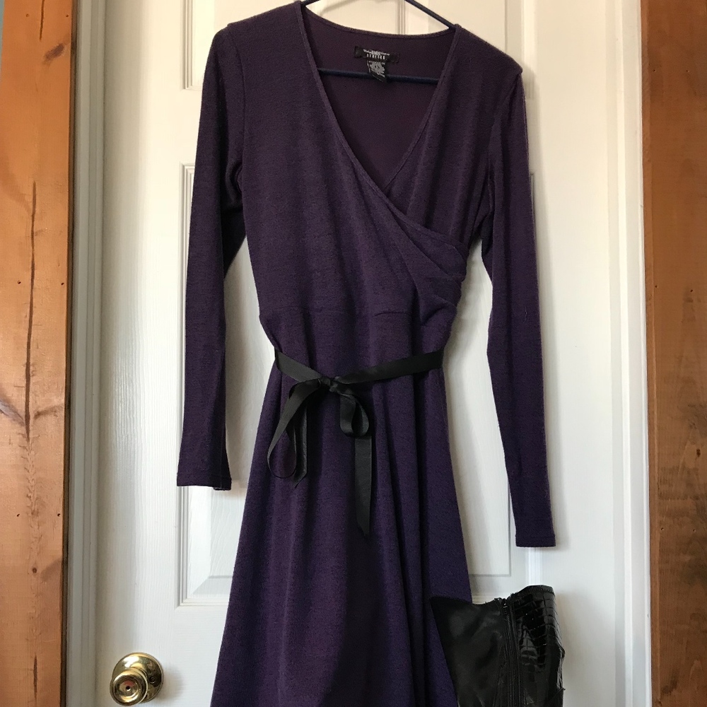 Sweater Dress with Fashion Boots